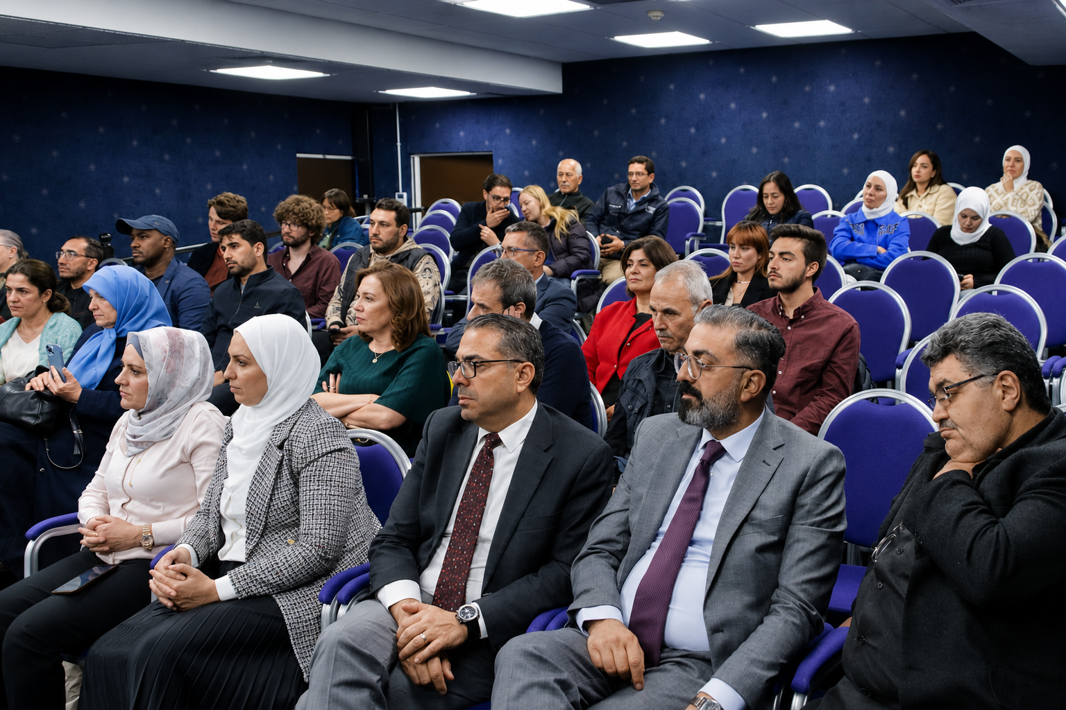 Guests attending a Tobacco Free Jordan event
